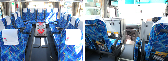 さいたま市の埼玉自動車交通53セレガ貸出バス